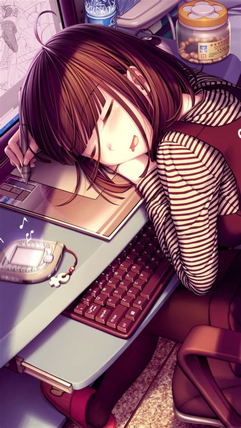 sleeping girl wallpaper|Anime Sleep Wallpapers .